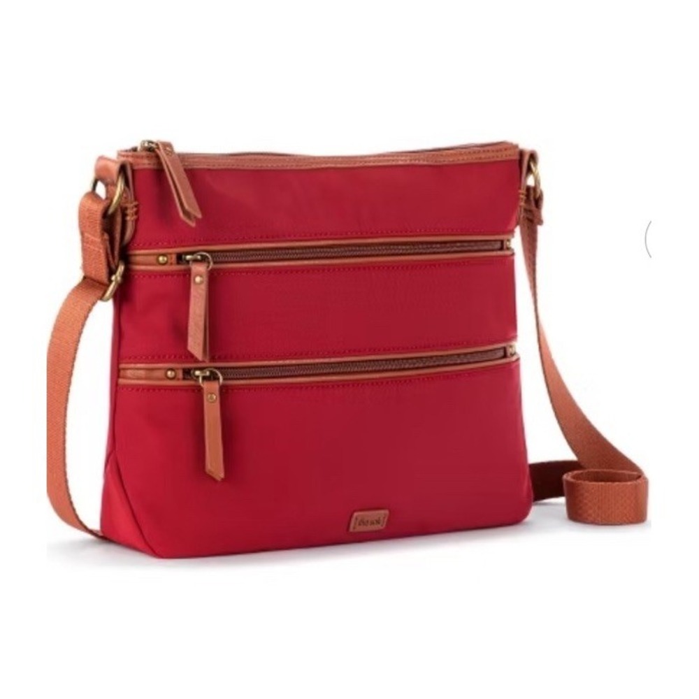 The Sak Esperato Nylon Crossbody One Size Crimson Red NWT - Picture 9 of 11